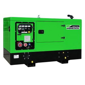 Generador insonoro Inmesol 66 kVA con motor industrial IVECO FPT para faenas mineras.