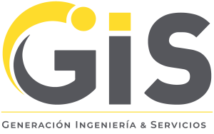 Logo corporativo GIS con identidad visual de servicios industriales, minería y continuidad operacional en el norte de Chile.