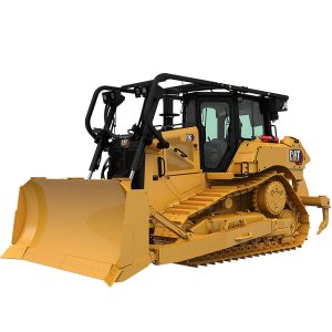 Bulldozer Caterpillar D6 operando en faena minera para movimiento de tierra y preparación de terrenos industriales.