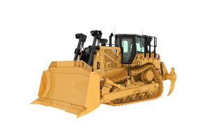 Bulldozer Caterpillar D8 realizando trabajos de movimiento masivo de material en faena minera.